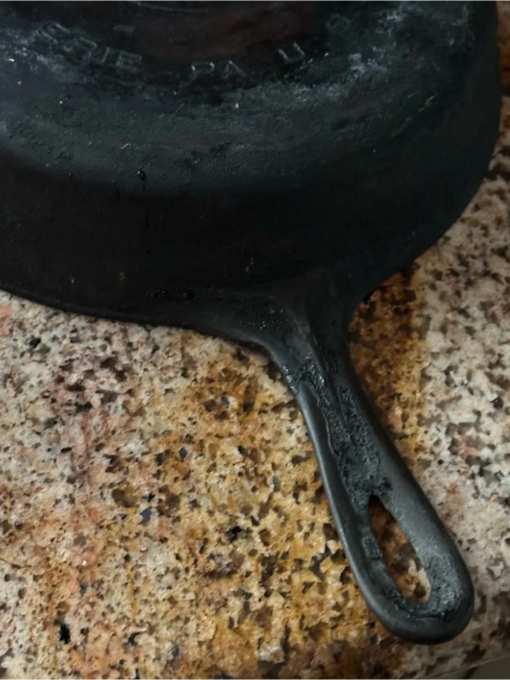 Vintage Griswold No. 8 Cast Iron Skillet  Large Block Logo